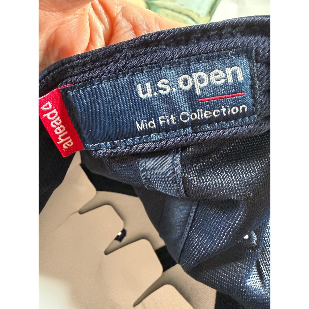 122nd US Open The Country Club Hat Ahead Mens OSFA Navy Blue Ballmarker Golf Cap - Picture 7 of 9